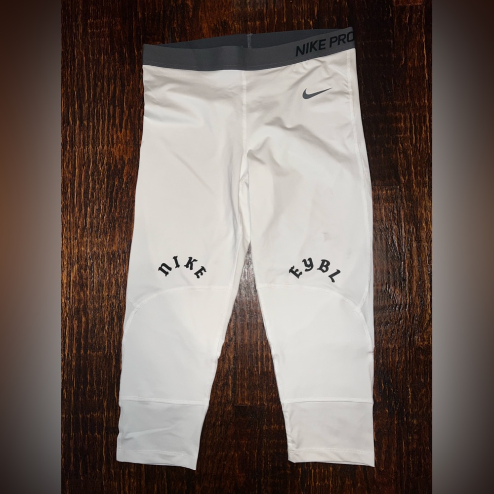 NWOT: Exclusive EYBL white compression pants